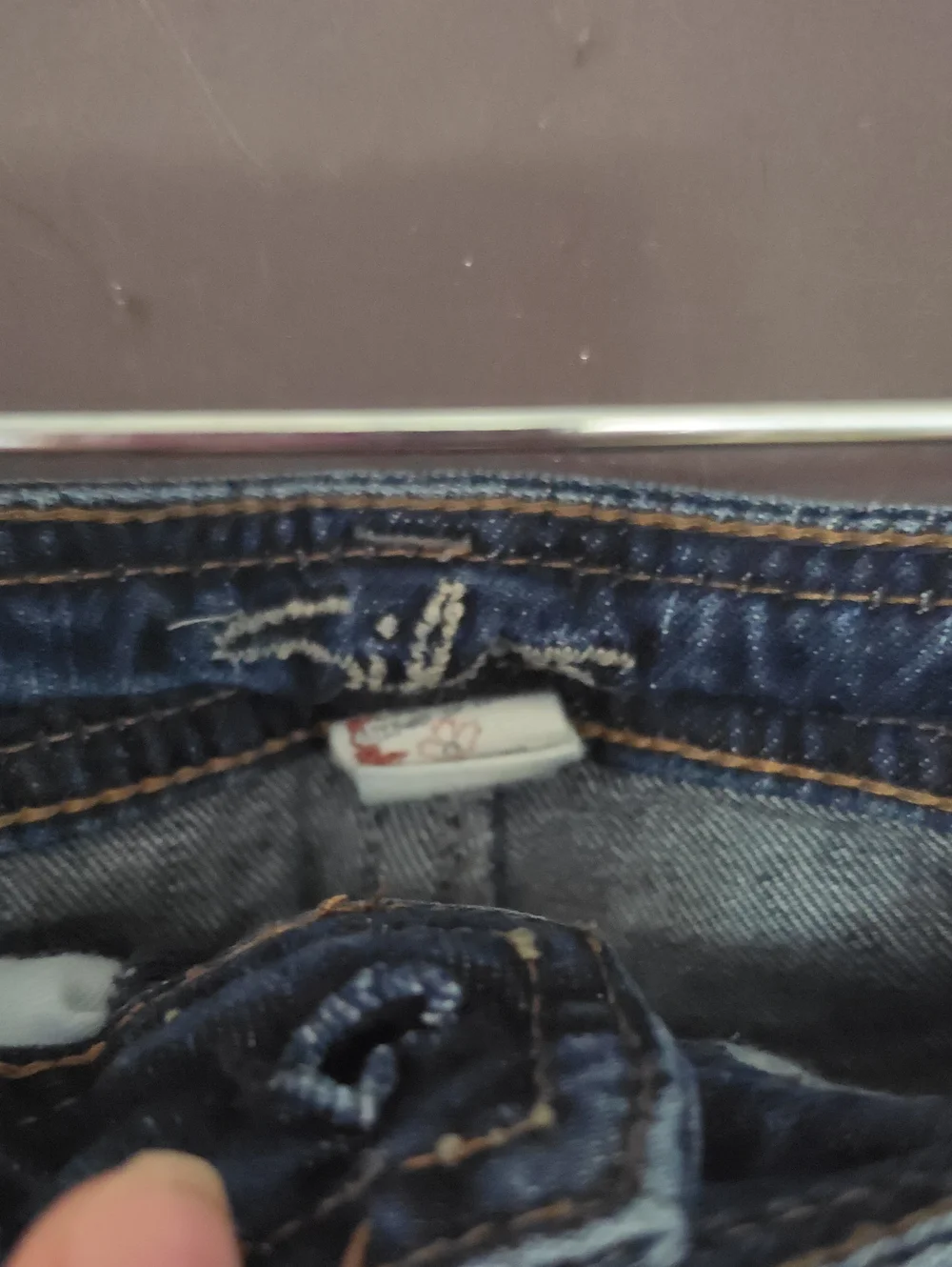 Silver Jeans Dark Blue Denim Jean Shorts